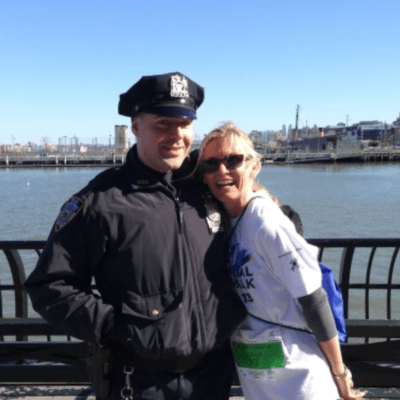 New York 9:11 Memorial Run - NYPD Takes First Place