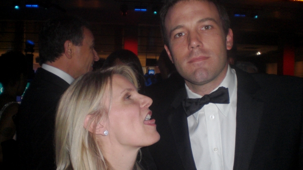 Who else besides a girlfriend will take a picture of you licking Ben Affleck?