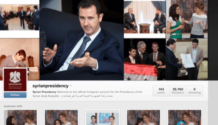 Syria vs. The White House on Instagram