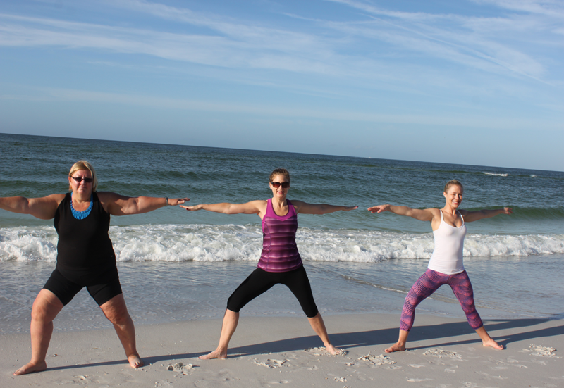 yoga on the beach Sarasota resort