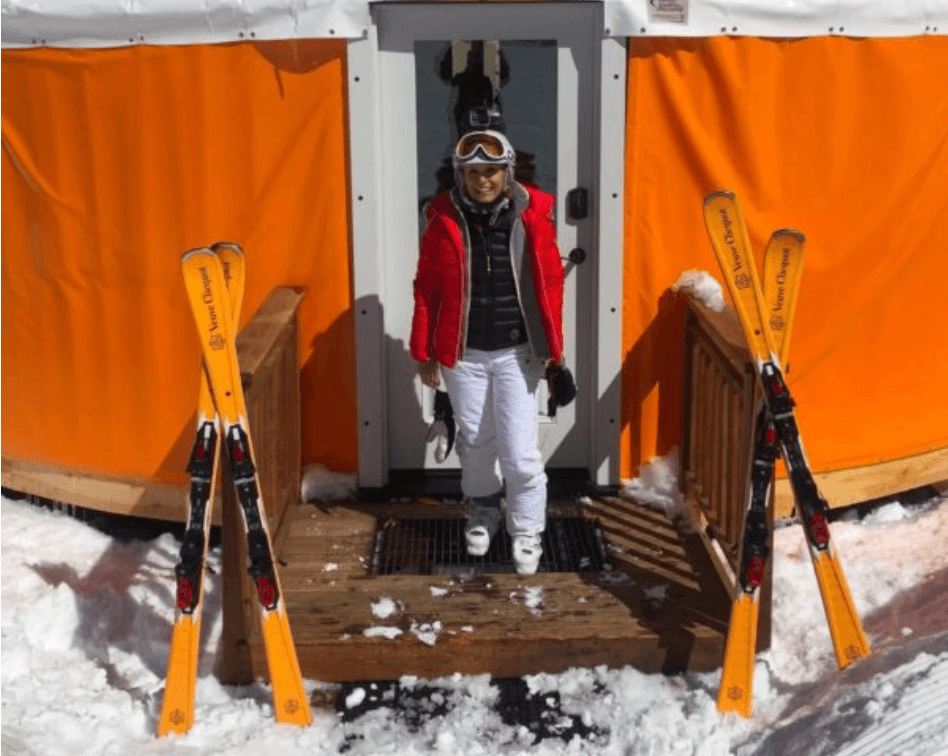 Deer Valley - Veuve Clicquot Yurt luxury travel mom